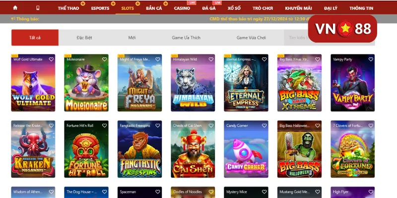 Chọn trò chơi phù hợp trong PP Slots vn88