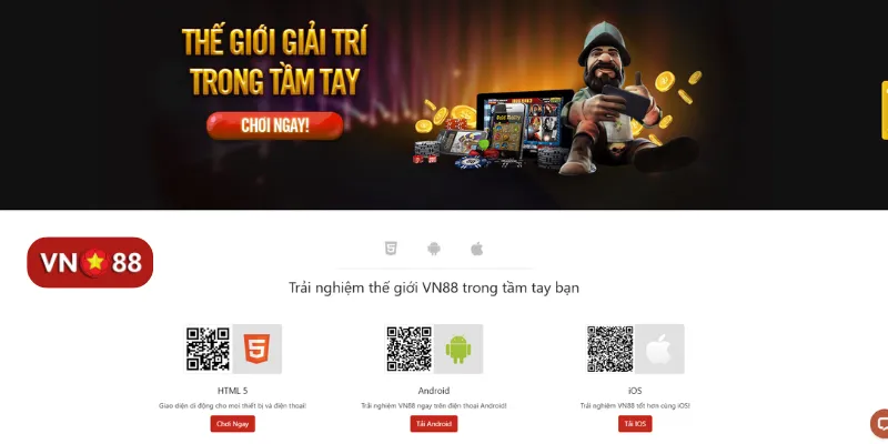 Vn88 có app không? Tại sao người chơi cần ứng dụng?